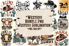 Western Rodeo PNG Sublimation Pack Product Image 1