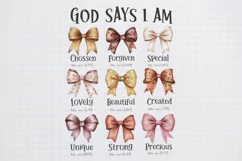 Fall Autumn God say i am sublimation PNG CLIPART Product Image 2