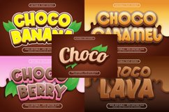choco 3d text effect and editable text effect Product Image 1