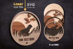 Cocker Spaniel Dog SVG laser cut files for Glowforge Product Image 1