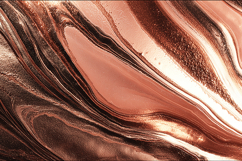 A shiny copper surface with wavy patterns Product Image 1