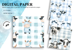 Farm Animal Background Cute Kids Room Pattern Wallpaper_13 Product Image 1