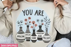 You are amazing, unique PNG, Christian Sublimation Product Image 1