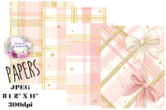 Shabby Chic, Christmas, Papers, Junk Journal Product Image 1