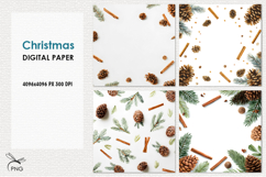 Christmas digital paper, background clipart Product Image 1