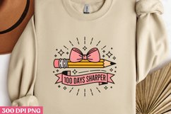 100 Days Smarter PNG,100 Days Of School Sublimat Product Image 2
