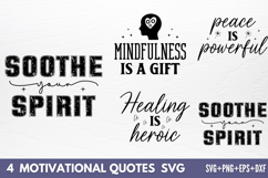Motivational Quotes Designs SVG Product Image 1