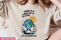 Today is a new day to try again PNG, Mental Health Sublimati Product Image 2