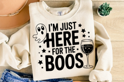 I&#039;m just here for the Boos Svg | Halloween Svg | Shirt Svg Product Image 2