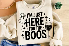 I'm just here for the Boos Svg | Halloween Svg | Shirt Svg Product Image 2