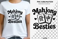 Mahjong quote png design for T-shirts Product Image 1