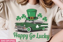 Happy Go Lucky PNG, St Patricks Day Sublimation PNG Product Image 2