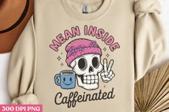 Mean inside caffeinated PNG, Iced Coffee Mental Product Image 2