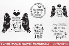 Christmas in Heaven memorable SVG Product Image 1
