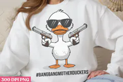 Anagangwiththeruckies PNG, Funny Duck Sublimation PNG Product Image 1