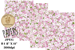 Shabby Chic, Flowers, Papers, Junk Journal Product Image 1