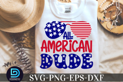All American Dude SVG, 4th of July SVG Product Image 2