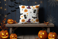 Autumn pillow pattern mockup Product Image 2