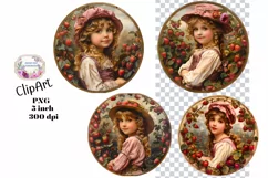 Strawberry, Strawberries, Ephemera, PNG, Clipart Product Image 1