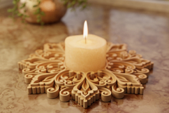 Multilayer candle holder template - Laser cut mandala SVG Product Image 4