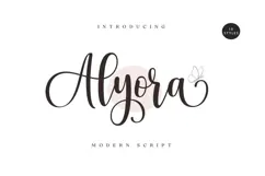 Alyora Script Product Image 1