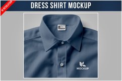 Dress Shirt Close-up Mockup Product Image 1