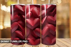 3D Valentine's Day Tumbler Design Product Image 1