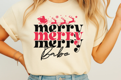Merry Babe SVG Product Image 1