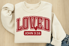 Loved John 3 16 SVG Product Image 2
