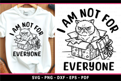 I am not for everyone, Funny Quotes SVG, Sarcastic SVG PNG Product Image 1