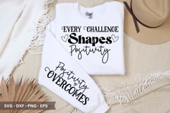 Positivity T-shirt Designs SVG Bundle, Sleeve T-shirt Product Image 6