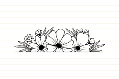 Flower Monogram Svg, Flower Svg Product Image 8