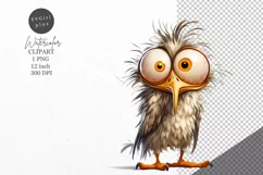 Funny clipart, Bird clipart, Funny bird, Bird sublimation Product Image 1