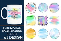sublimation background bundle, watercolor sublimation png Product Image 9
