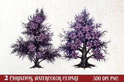 Lavender And Christmas Tree Sublimation Clipart Product Image 2