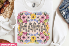 Floral Mama Mom Sublimation PNG Product Image 2