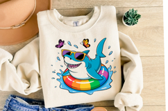 Funny Shark svg Design | Svg Cut Files | Shirt Svg Product Image 2