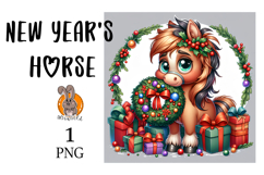 New Year&#039;s horse Product Image 1