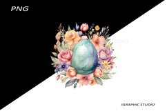 Easter Clipart, Easter Egg Clipart, Easter Bunny Png Product Image 1
