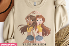 True friends PNG, True Friendship Sublimation PNG Product Image 2