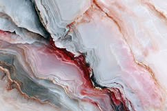 Marble surface intricate red &amp; gray Product Image 1