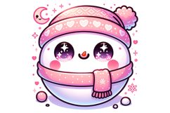 Snow Men Clipart- PNG File Product Image 2