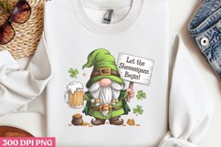 Let the shenanigans begin! PNG, St Patricks Day Gnome Sublim Product Image 1