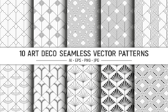 10 Art Deco seamless patterns Product Image 1