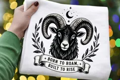 Born To Roam Built To Rise PNG Sublimation Design - Vintage Product Image 3
