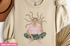 Empowering Black Girl Clipart PNG Product Image 2