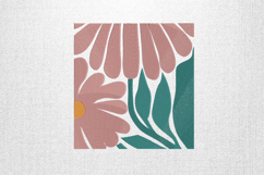 Modern Retro Daisy Floral Embroidery Design File Product Image 1