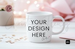 Valentine&#039;s Mug Mockup Bundle, White Coffee Mug Mockup Product Image 2