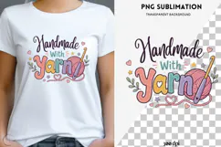 Crochet phrases png design for T-shirts Product Image 1