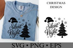 Silent Night Svg | Christmas svg | Shirt Svg Product Image 2